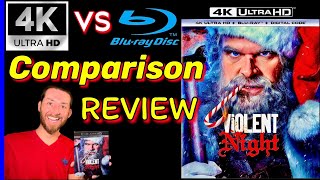 Violent Night 4K UltraHD Blu Ray Review Exclusive 4K vs Blu Ray Image Comparison Analysis & Unboxing