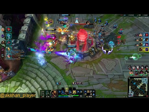 AKSHAN VS CASSIOPEIA MID FULL GAMEPLAY
