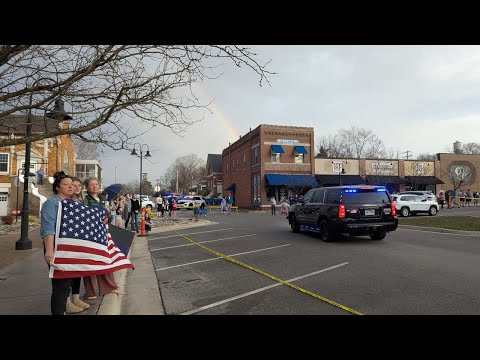 Procession for Deputy Gabriel Ramirez and Deputy Michael Hislope