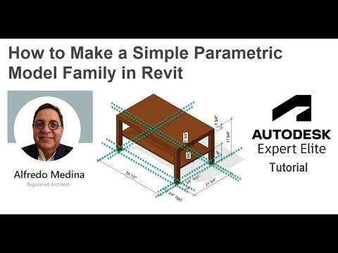 How to Make a Simple Parametric Model Family in Revit