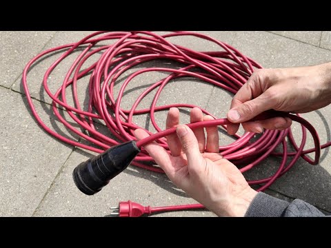 Kabelbruch am Verlängerungskabel reparieren