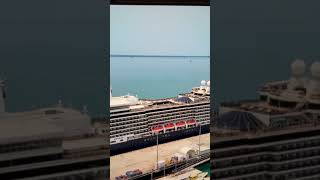 Queen Elizabeth Cruise ship docked at Darwin Port- NT Australia