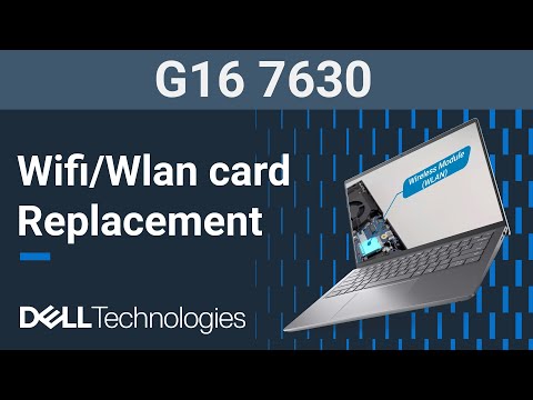 G16 7630 | How to replace the wifi wlan wireless network card