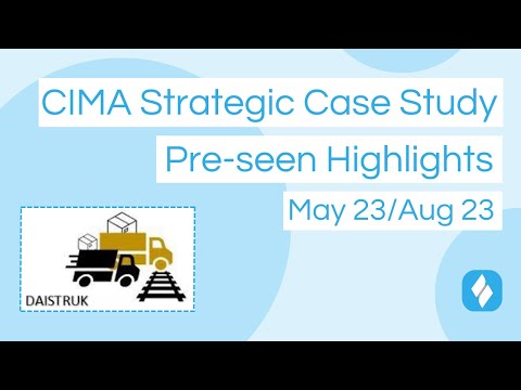 CIMA SCS - Daistruk Pre-seen Analysis