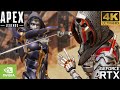 New Apex Legends Ash ALL Finishers With EVERY Legendary Skin! PC 4K