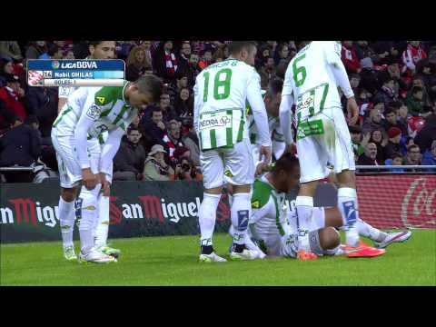 Gol de Ghilas (0-1) en el Athletic Club - Córdoba CF - HD
