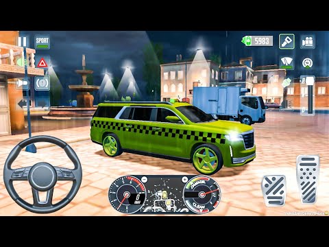 Cadillac Escalade First Take Taxi Sim 2020 Simulation City Car Driving SUV Games Android Gameplay EV