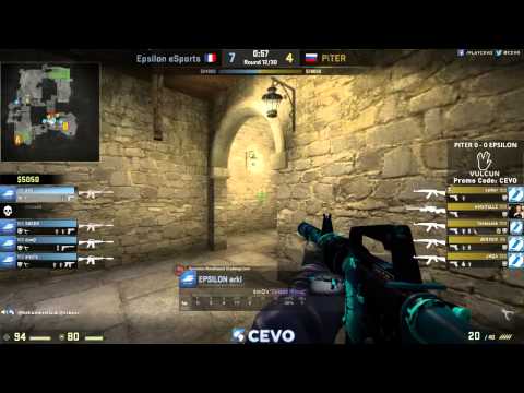 PiTER vs Epsilon eSports Game 1 (CEVO-M CS:GO Season 7) - Helium & Launders