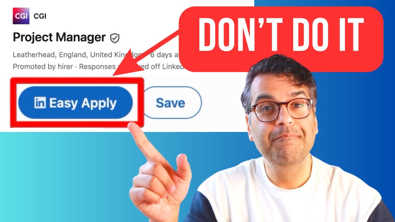 NEVER use LinkedIn's Easy Apply (it's where applications go to die)