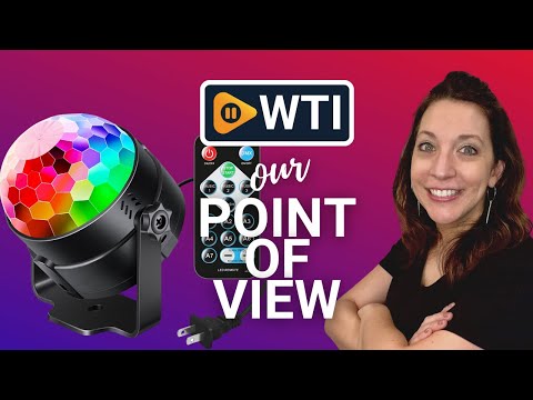 Sound Activated Party Lights with Remote Control Dj Lighting - WTI product video review