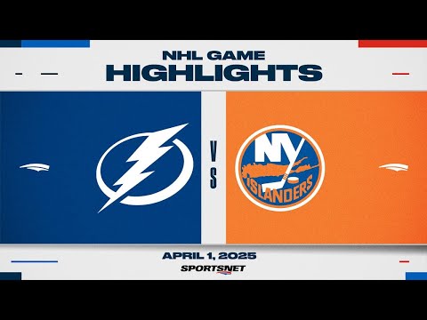 NHL Highlights | Lightning vs. Islanders - April 1, 2025