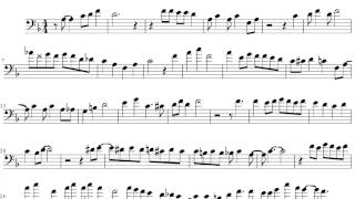 Trombone Solo Transcription Glenn Miller MY BLUE HEAVEN