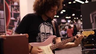Video thumbnail for Rabea Massaad goes through the VC35 The Copper Deluxe at NAMM 2020 by Victory Amplifiers