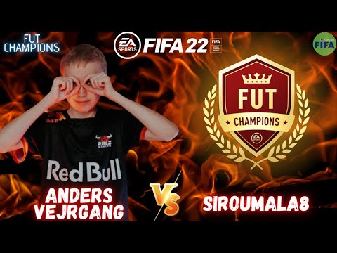 ANDERS VEJRGANG VS SIROUMALA8 - FIFA 22 FUT CHAMPIONS | WEEKEND LEAGUE
