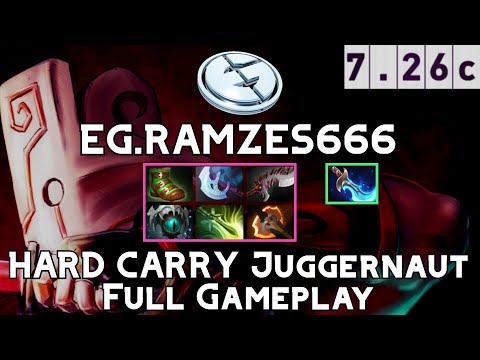 Juggernaut | EG.RAMZES666 | HARD CARRY Juggernaut Full Gameplay | 72.6c Full Gameplay