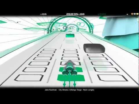 Audiosurf ~Jake Kaufman - City Street 2~ (Double Dragon Neon OST)