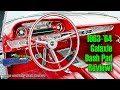 1963 and 1964 Galaxie Dash Pad and Defroster Ducts Review