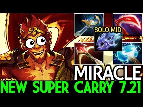 Miracle- [Monkey King] New Super Carry Meta 7.21 What a Game Dota 2