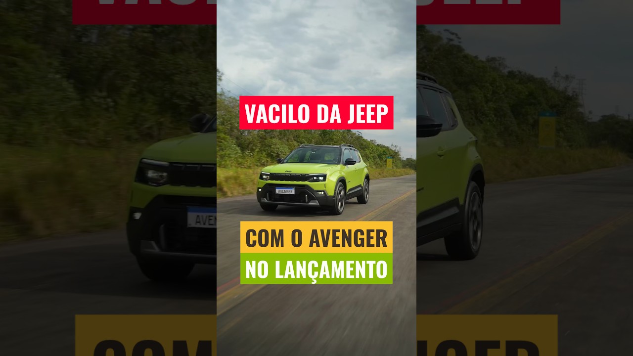 Jeep Avenger Chega! SUV Híbrido Teve Erro De Estratégia No Lançamento! DESCUBRA