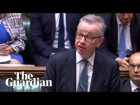 Michael Gove to deliver statement on no-deal Brexit planning – watch live