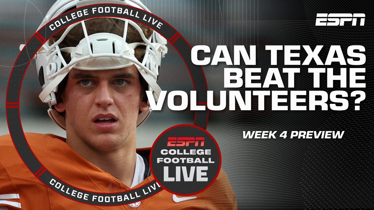 Texas vs. Tennessee Preview 🏈 Can Arch Manning handle the road test? | College Football Live