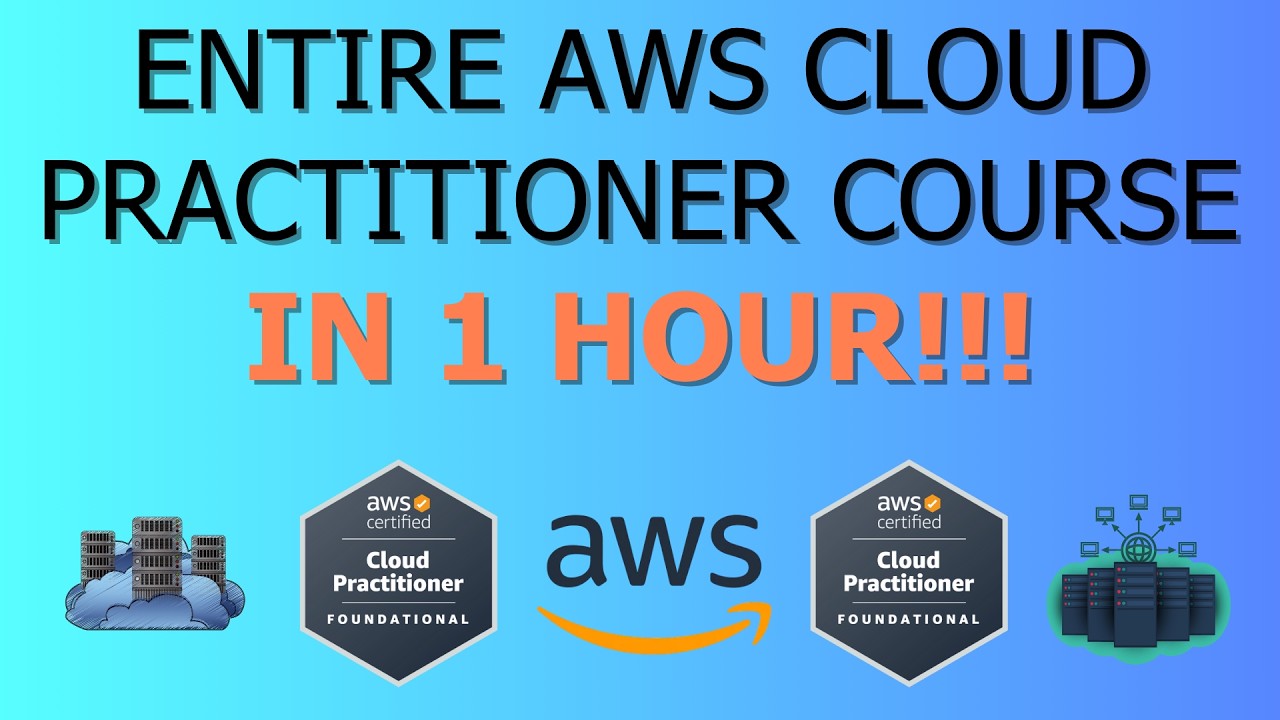 AWS Cloud Practitioner Crash Course in 1 HOUR!!! AWS Certified, AWS Cloud Practitioner