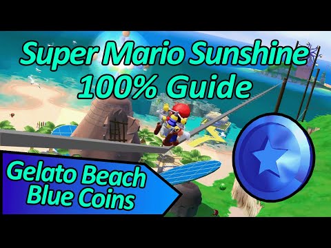 Gelato Beach Blue Coins - Super Mario Sunshine 100% Guide