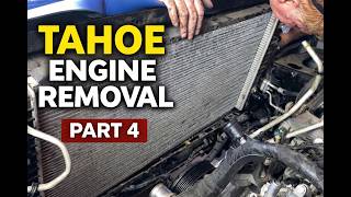 How to Remove a 2015 Tahoe Engine – Part 4 | Radiator, ECM & Front Accessories