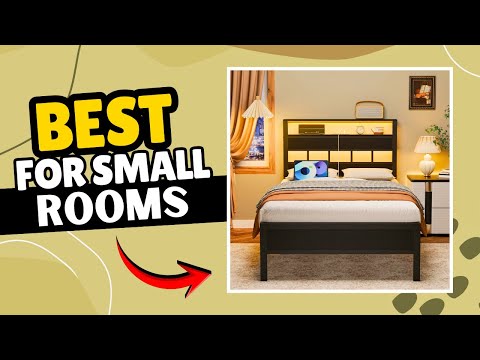 QEROMY Twin Bed Frame - 18 in Sturdy Platform Bed Frame Twin Size, Heavy Duty Metal Bed Frame No Box Spring Needed, Quick & Easy Assembly, No Noise, Black video review thumbnail