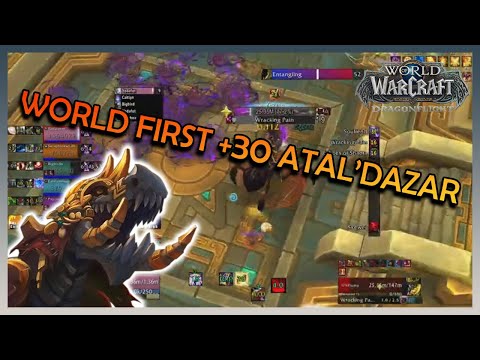 WORLD FIRST +30 ATAL'DAZAR | AD BEST COMP M+ FORTIFIED | Daily WoW Moments #30 | #worldofwarcraft
