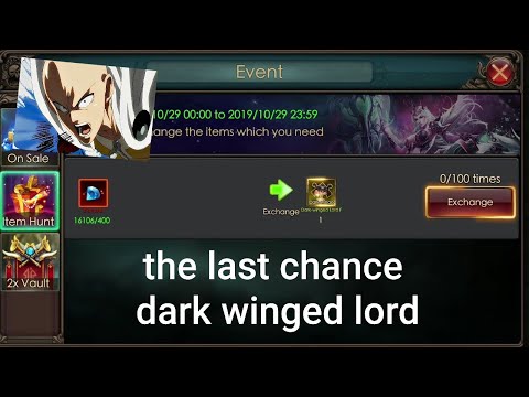 Legacy of discord the LAST CHANCE DARK WINGED LORD
