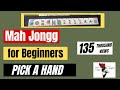 How to play MAH JONGG for Beginners - American - Picking a Hand - Mah Jongg Class NMJL Lessons
