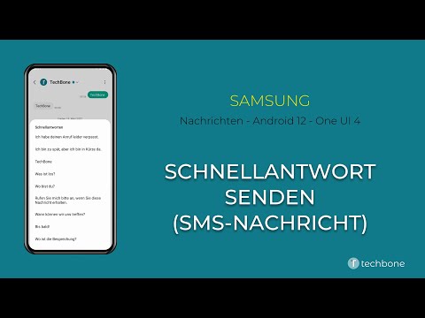 Schnellantwort senden (SMS) - Samsung [Android 12 - One UI 4]