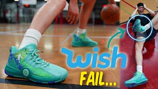 Testing NEW & CHEAP $7 Basketball Shoes From WISH! (Fail & Giveaway!)