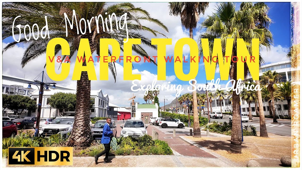 Immersive street-level walking tour through Cape Town City, South Africa, showcasing authentic urban landscapes, local architecture, and the vibrant atmosphere of the city's neighborhoods
