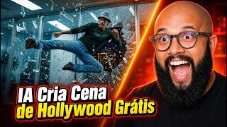 VÍDEO com IA de GRAÇA é ABSURDO: Fiz a CENA VIRAL de HOLLYWOOD - COPIE já!
