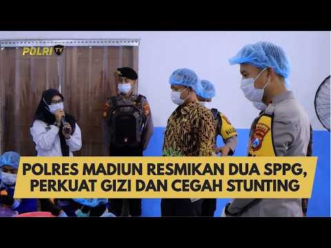 POLRES MADIUN RESMIKAN DUA SPPG, PERKUAT GIZI DAN CEGAH STUNTING