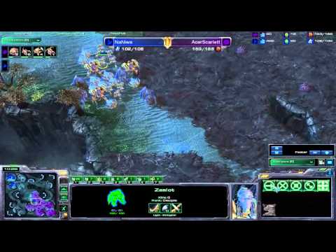 Starcraft 2 Scarlett vs Naniwa PvZ Game 1