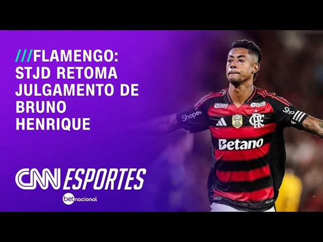 STJD retoma julgamento do jogador Bruno Henrique do Flamengo | LIVE CNN