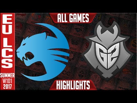 Roccat vs G2 Esports ALL GAMES Highlights - EU LCS Summer Split 2017 W1D2 - ROC vs G2