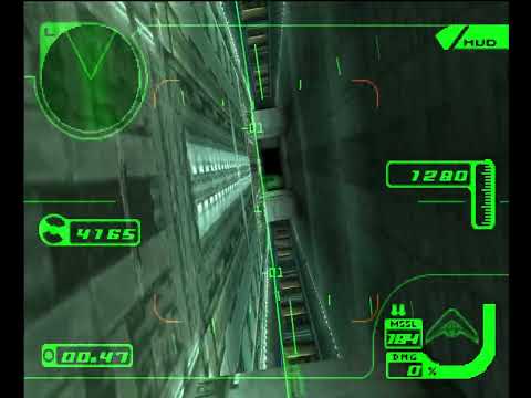 Ace Combat 3 - Threading the Needle - x-49 Night Raven - speedrun - (1:35.96)