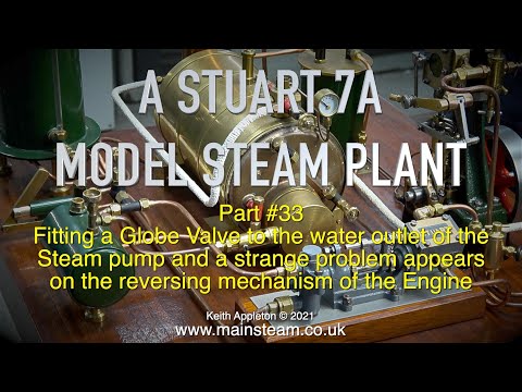 A STUART 7A MODEL STEAM PLANT - PART #33