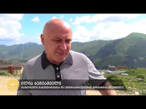ინფრასტრუქტურის მინისტრის მოადგილემ გუდაურში მიმდინარე წყლის ინფრასტრუქტურული პროექტები დაათვალიერა