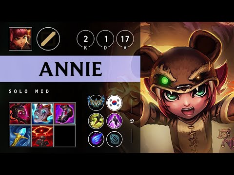 Annie Mid vs Kassadin - KR Challenger Patch 25.21
