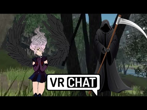 Fallen Angel Sailor Peace (Last Hope) is Comforted by the Grim Reaper - VRChat