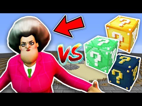 KORKUNÇ ÖĞRETMEN VS ŞANS BLOKLARI - Minecraft
