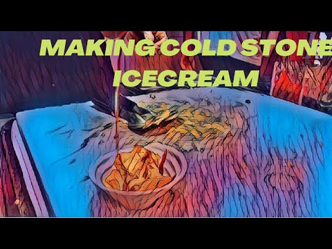 WATCH A COLD STONE ICECREAM GET MADE #youtube #vlog