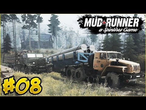 Spintires MudRunner - A CARGA MAIS COMPRIDA ATÉ AGORA | VOLANTE G920