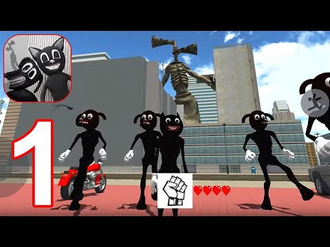 Scary Cartoon Dog Angry Cartoon Cat Versus - Gameplay Walkthrough Part 1 (Android, iOS)