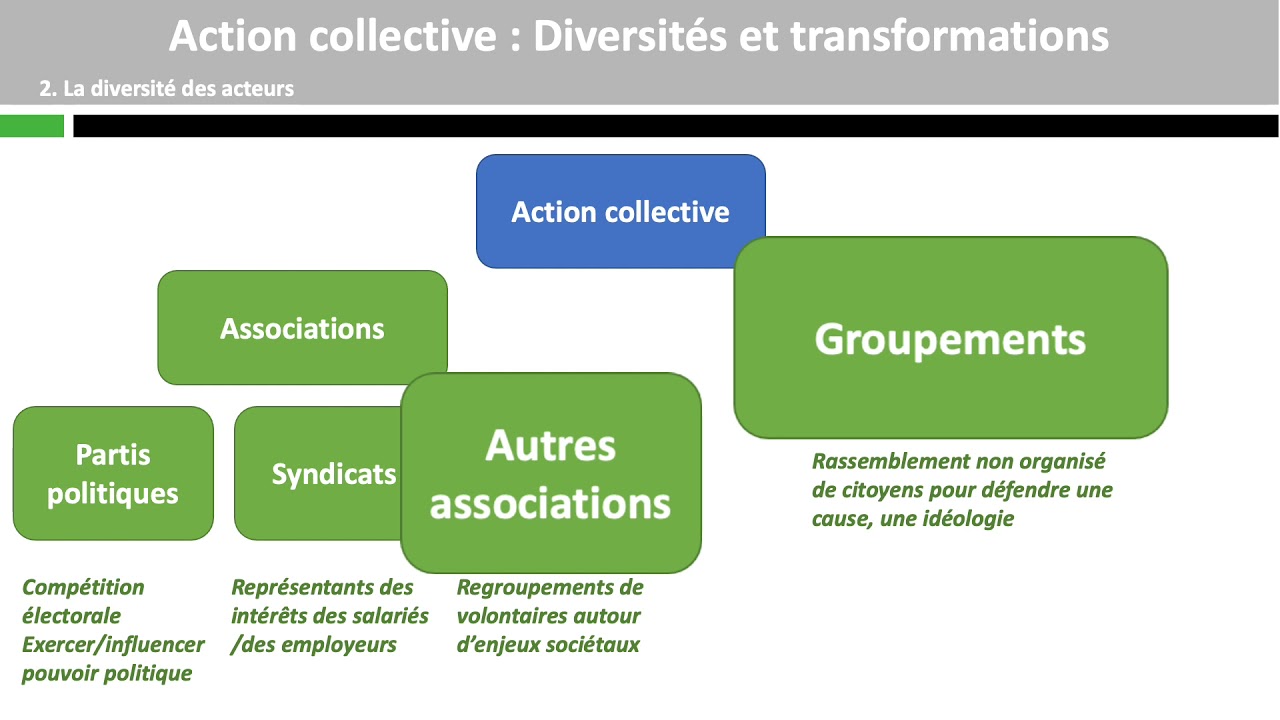 Action collective : diversités et transformations